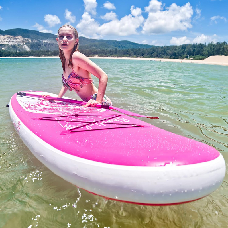 Tavola da paddle all round da 10'6 piedi per ragazze che fanno surf
