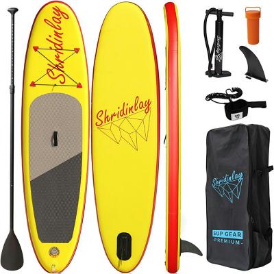 10'6FT Inflatable Stand Up Paddle Board Surfing SUP Boards
        