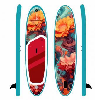 Printed All Round 10'6ft Stand Up Inflatable Paddle Board
        